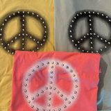 Short sleeve peace sign Tee